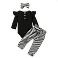 thumbnail image 1 of Sngxgn Baby Girls' Toddler 2-piece Sweatshirt and Jogger Set(Black,80), 1 of 4