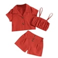 thumbnail image 1 of Sngxgn Baby Girls' Toddler 2-piece Sweatshirt and Jogger Set(Red,90), 1 of 9