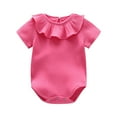thumbnail image 1 of Sngxgn Baby baby Cotton Long-sleeve Bodysuits(Hot Pink,80), 1 of 9