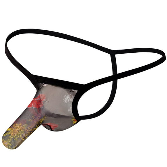 Sngxgn Boxer Briefs Mens Underwear Men Soft Underwear(Black,L)