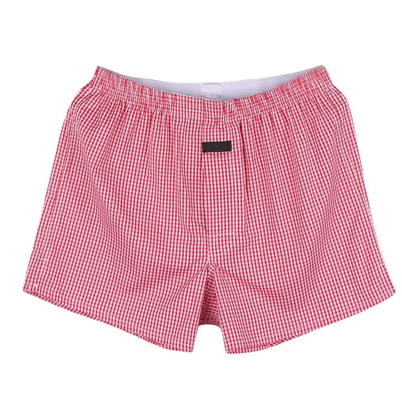 Sngxgn Boxer Briefs Mens Underwear Men Soft Underwear(Red,L)