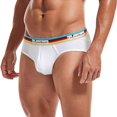 thumbnail image 1 of Sngxgn Boxer Briefs for Men, Stretch Breathable Men's Underwear(White,M), 1 of 4