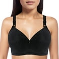 thumbnail image 1 of Sngxgn Bras for Women All Day Comfort Bra, No Wire and Light Padded Bra(Black,120), 1 of 3