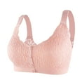 thumbnail image 1 of Sngxgn Bras for Women All Day Comfort Bra, No Wire and Light Padded Bra(Pink,XXL), 1 of 4