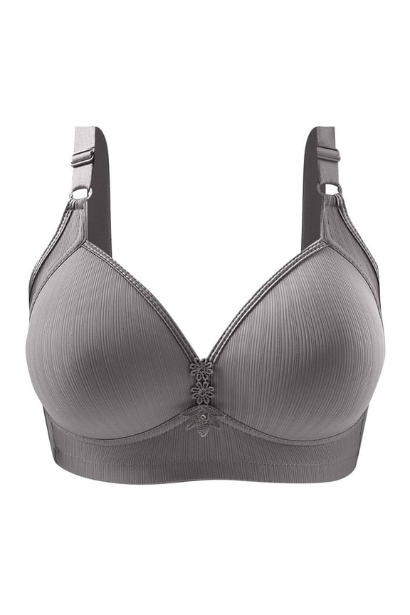 Bras for Women - Bralettes for Women with S upport(Grey,36)