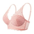 thumbnail image 1 of Sngxgn Bras for Women - Bralettes for Women with S upport(Pink,XXL), 1 of 3