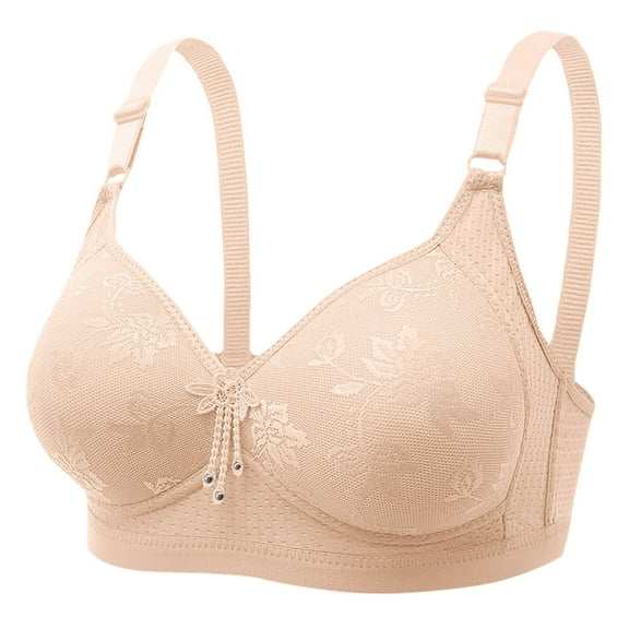Sngxgn Bras for Women,Very Push up Bra(Beige,42/95)