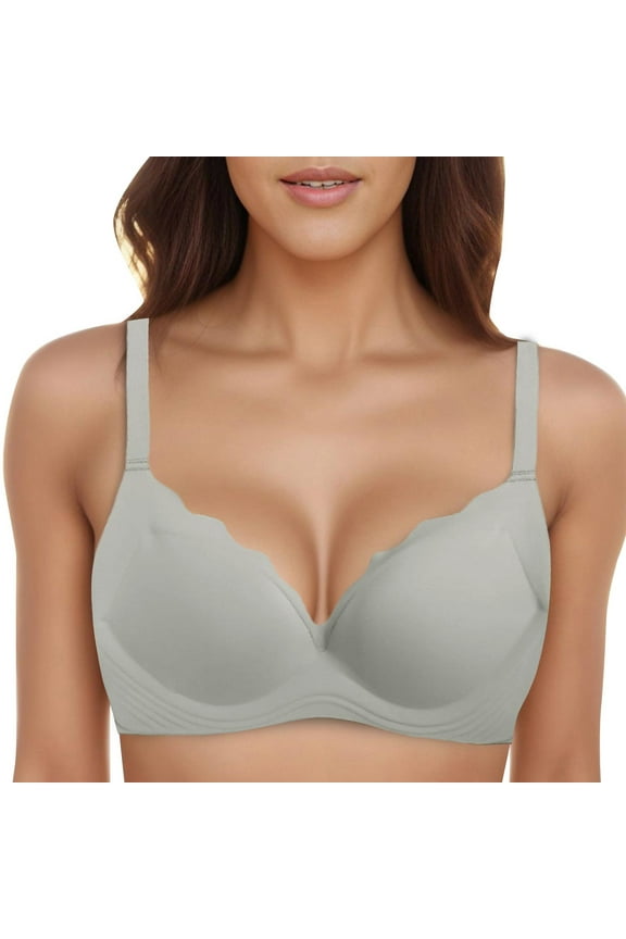 Bras for Women,Very Push up Bra(Sky Blue,L)