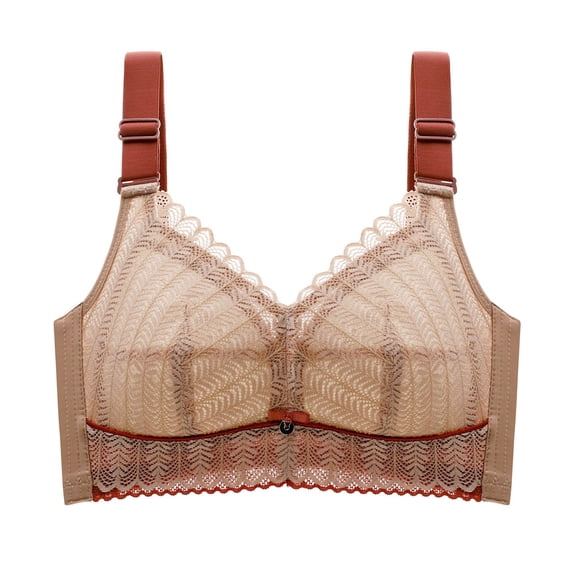 Sngxgn Bras for Women - Womens Bras, Compression Bra, Wirefree Bra(Khaki,38C)