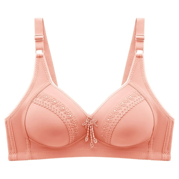 Sngxgn Bras for Women - Womens Bras, Compression Bra, Wirefree Bra( Red,42)