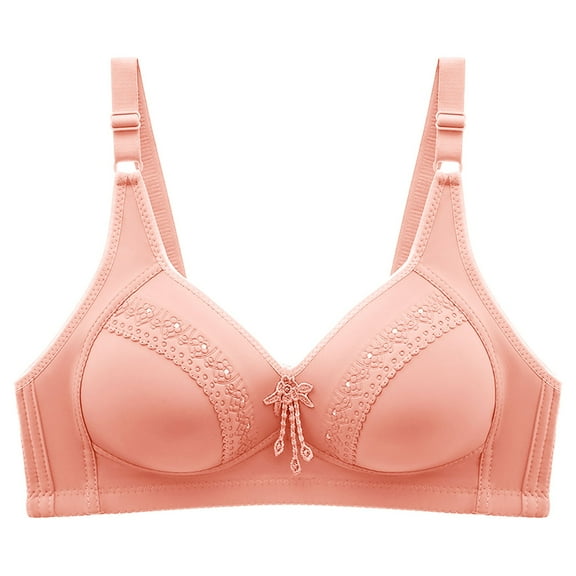 Sngxgn Bras for Women - Womens Bras, Compression Bra, Wirefree Bra( Red,42)