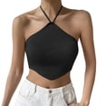 thumbnail image 1 of Sngxgn Camisole Stretch Womens Tank Top, Soft Blend Camisole Tank Top(Black,S), 1 of 7