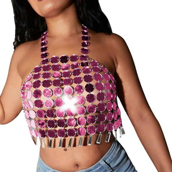 Sngxgn Camisole Stretch Womens Tank Top, Soft Blend Camisole Tank Top(Hot Pink,One Size)