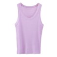 thumbnail image 1 of Sngxgn Camisole Stretch Womens Tank Top, Soft Blend Camisole Tank Top(Purple,One Size), 1 of 3