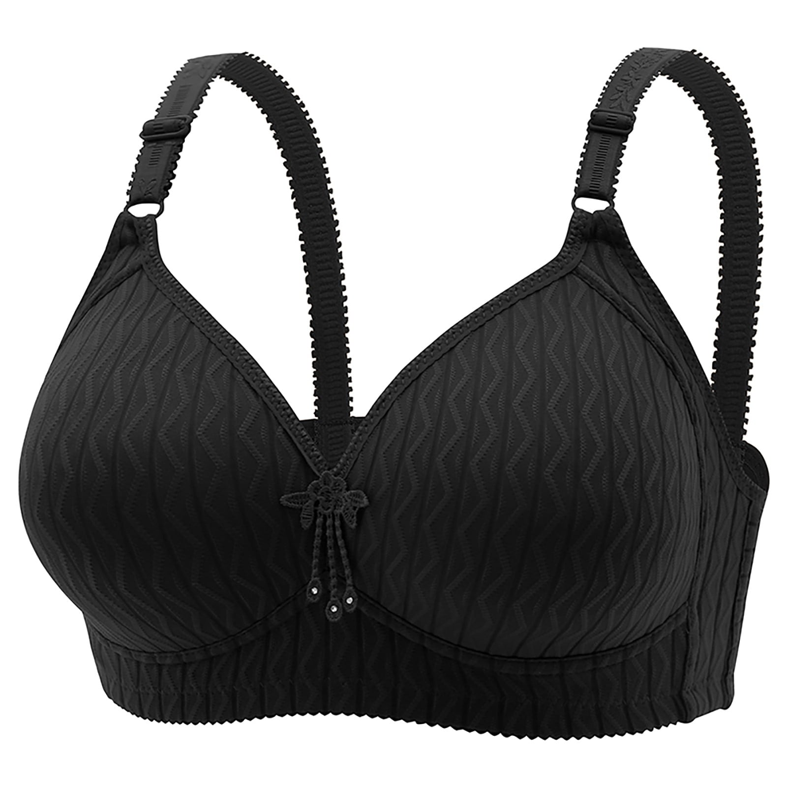 SMOOTH WIRELESS BRA- BLACK