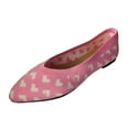 thumbnail image 1 of Sngxgn Women's Flats Shoes Casual Shoes Soft Flats(Red,41), 1 of 6