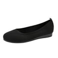 thumbnail image 1 of Sngxgn Flats Dress Shoes Comfortable Slip on Walking Flats(Black,37), 1 of 7