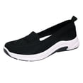 thumbnail image 1 of Sngxgn Flats Dress Shoes Comfortable Slip on Walking Flats(Black,41), 1 of 6