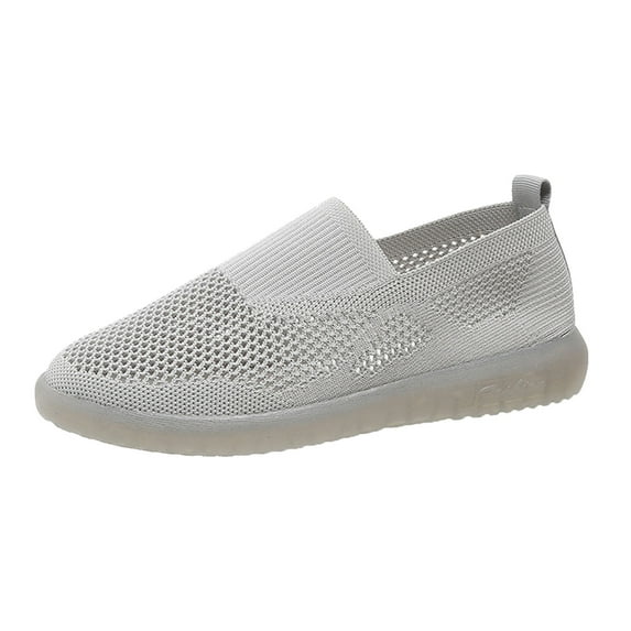 Sngxgn Women's Ballet Dress Flats — Comfortable, Slip On Flat Shoes for Casual, Dressy and Work(Grey,38)