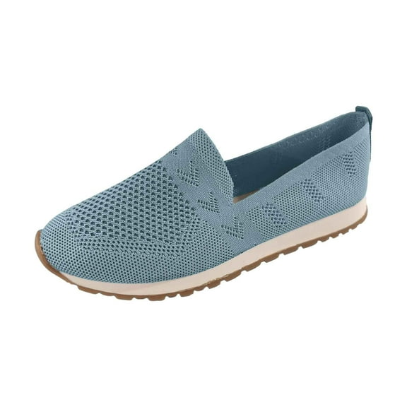 Sngxgn Flats Shoes Women Comfortable Women's Flats(Light Blue,38)