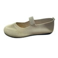 thumbnail image 1 of Sngxgn Flats Shoes for Women, Ballet Flats Shoes with Comfortable , Soft Slip on Dressy Shoes for Casual(Beige,41), 1 of 7