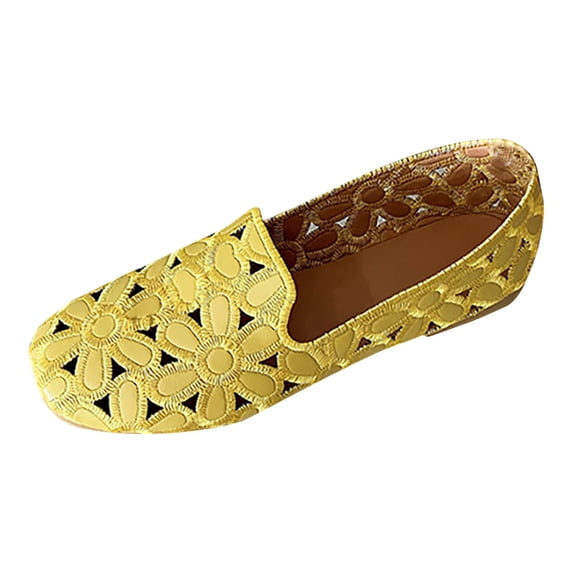 Sngxgn Women’s Flat Shoes Dress Shoes Slip On Walking Flats Shoes for Woman Casual Comfort Soft(A,42)
