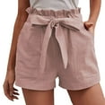 thumbnail image 1 of Sngxgn Flowy Shorts for Women Gym Yoga Workout Running Skort Clothes Summer(Pink,L), 1 of 5
