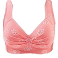 thumbnail image 1 of Sngxgn Front Closure Bra for Women Seamless Unlined Underwire T-Shirts Bra(Hot Pink,38/85), 1 of 2