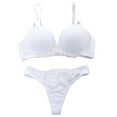 thumbnail image 1 of Sngxgn Garter Lingerie For Women, Lace Lingerie,Sheer Matching Lingerie Set(White,75C), 1 of 3