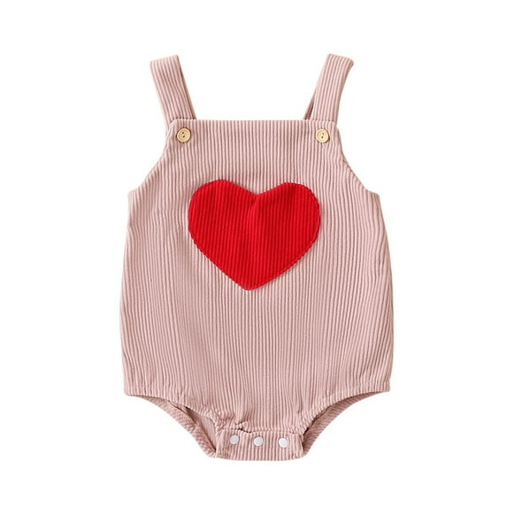 Sngxgn Girl Baby Girls Ruffle Sleeve Bodysuit Toddler Girl Shirts Jumpsuit(Pink,80)