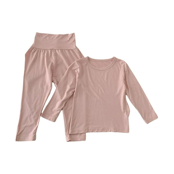 Sngxgn Girls Clothes 2 Piece Outfit Top Pants Set with Shirt(Pink,120)
