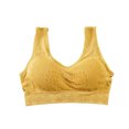 thumbnail image 1 of Sngxgn High Impact Sports Bras for Women Wirefree Workout Bra(Yellow,One Size), 1 of 3