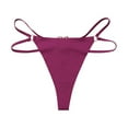 thumbnail image 1 of Sngxgn High Waisted Cotton Underwear Seamless Jacquard Panties Full Coverage Briefs Pack(Purple,XL), 1 of 2