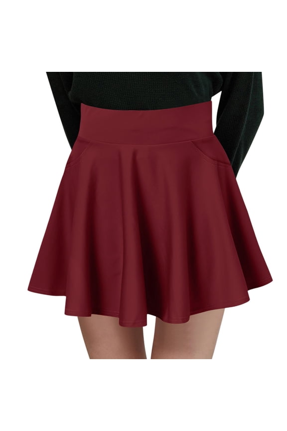 High Waisted Skirt Skirt Skorts Skirts for Women(A,S)