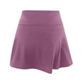 thumbnail image 1 of Sngxgn High Waisted Skirt Skirt Skorts Skirts for Women(Purple,L), 1 of 5