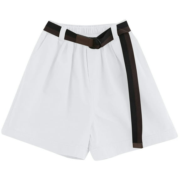 Sngxgn High Waisted Spandex Shorts for Women, Booty Workout Yoga Biker Shorts(White,XL)