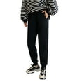 thumbnail image 1 of Sngxgn Joggers for Women with Pockets Elastic Waist Workout Sport Gym Pants Comfy Lounge Yoga Running Pants(Black,XL), 1 of 4