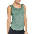 thumbnail image 1 of Sngxgn Lace Tank Top for Women High Neck Camisoles Double-Layered Crop Top(Green,L), 1 of 7