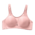 thumbnail image 1 of Sngxgn Lace Underwire Bra, Full-Coverage Lace Bra with Underwire C ups, Plunging Underwire Bra for Everyday Comfort(Pink,44), 1 of 3