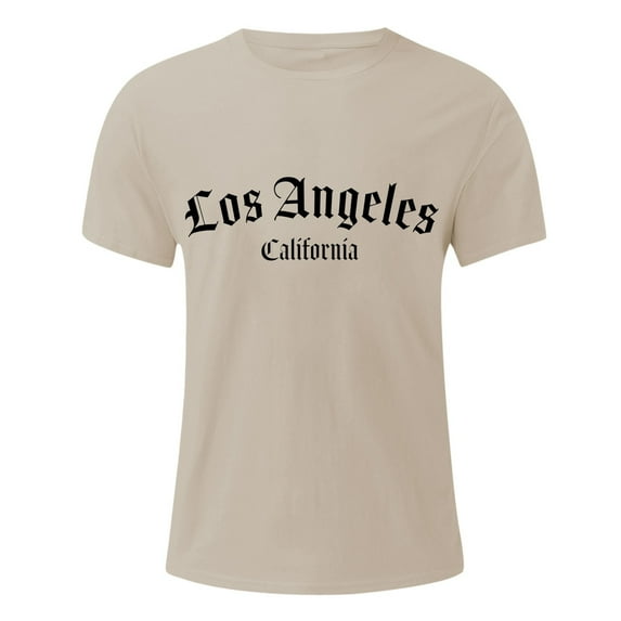 Sngxgn Men Men's Ribbed Shirt Short Sleeve Slim Fit T Shirts Stretch Workout Ribbed Tee(Khaki,XXL)