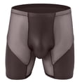 thumbnail image 1 of Sngxgn Men’s Boxer Briefs, Stretch Underwear Fit Low Rise(Coffee,XL), 1 of 2