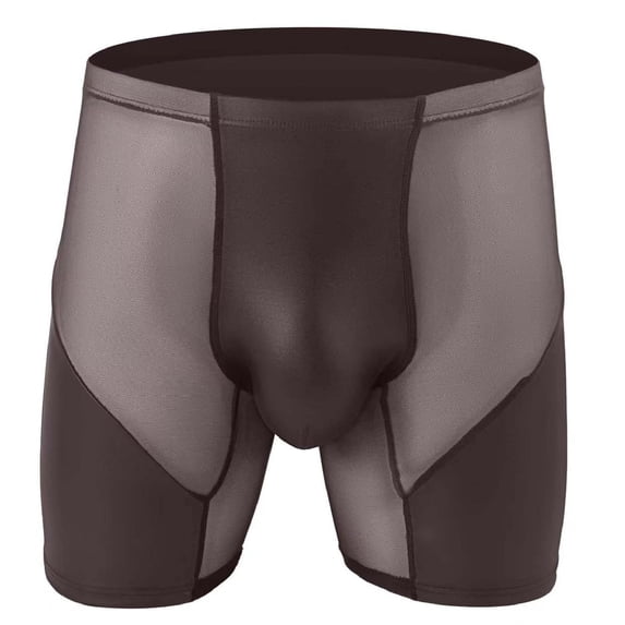Sngxgn Men’s Boxer Briefs, Stretch Underwear Fit Low Rise(Coffee,XL)
