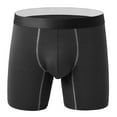 thumbnail image 1 of Sngxgn Men's Boxer Comfortable Boxer Underwear Cotton Boxers(Black,M), 1 of 2