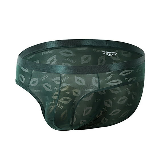 Sngxgn Men's Boxer Comfortable Boxer Underwear Cotton Boxers(Green,M)