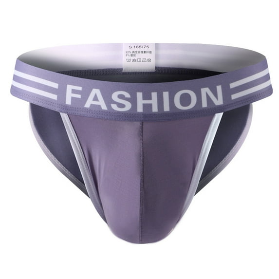 Sngxgn Men's Boxer Comfortable Boxer Underwear Cotton Boxers(Purple,L)