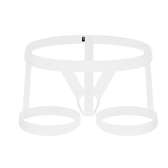 Sngxgn Men's Boxer Comfortable Boxer Underwear Cotton Boxers(White,L)