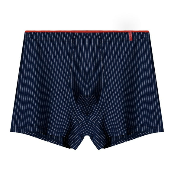 Sngxgn Men's Boxer Underwear Waistband(Blue,XXXL)