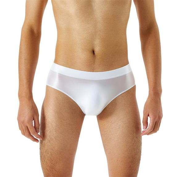 Sngxgn Men's Boxer Underwear Waistband(White,L)
