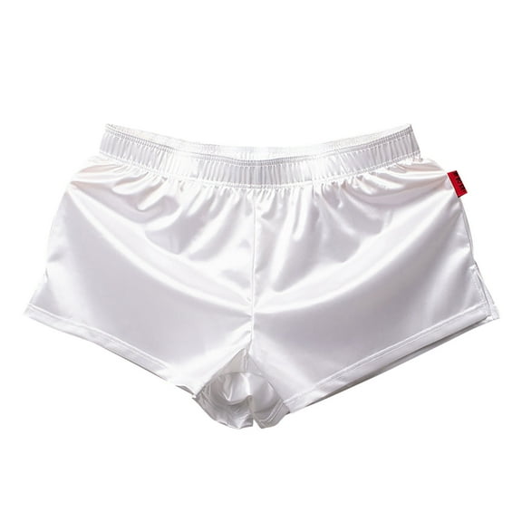 Sngxgn Men's Boxer Underwear Waistband(White,L)