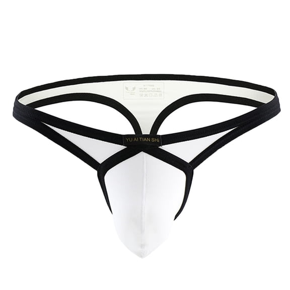 Sngxgn Men's Boxer Underwear Waistband(White,L)